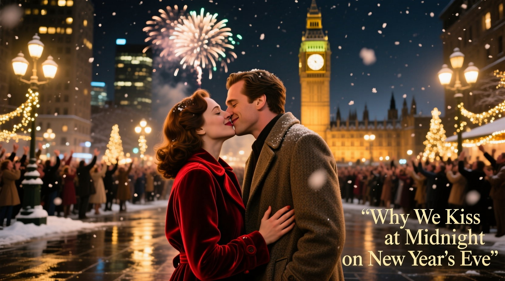 why do we kiss at new year