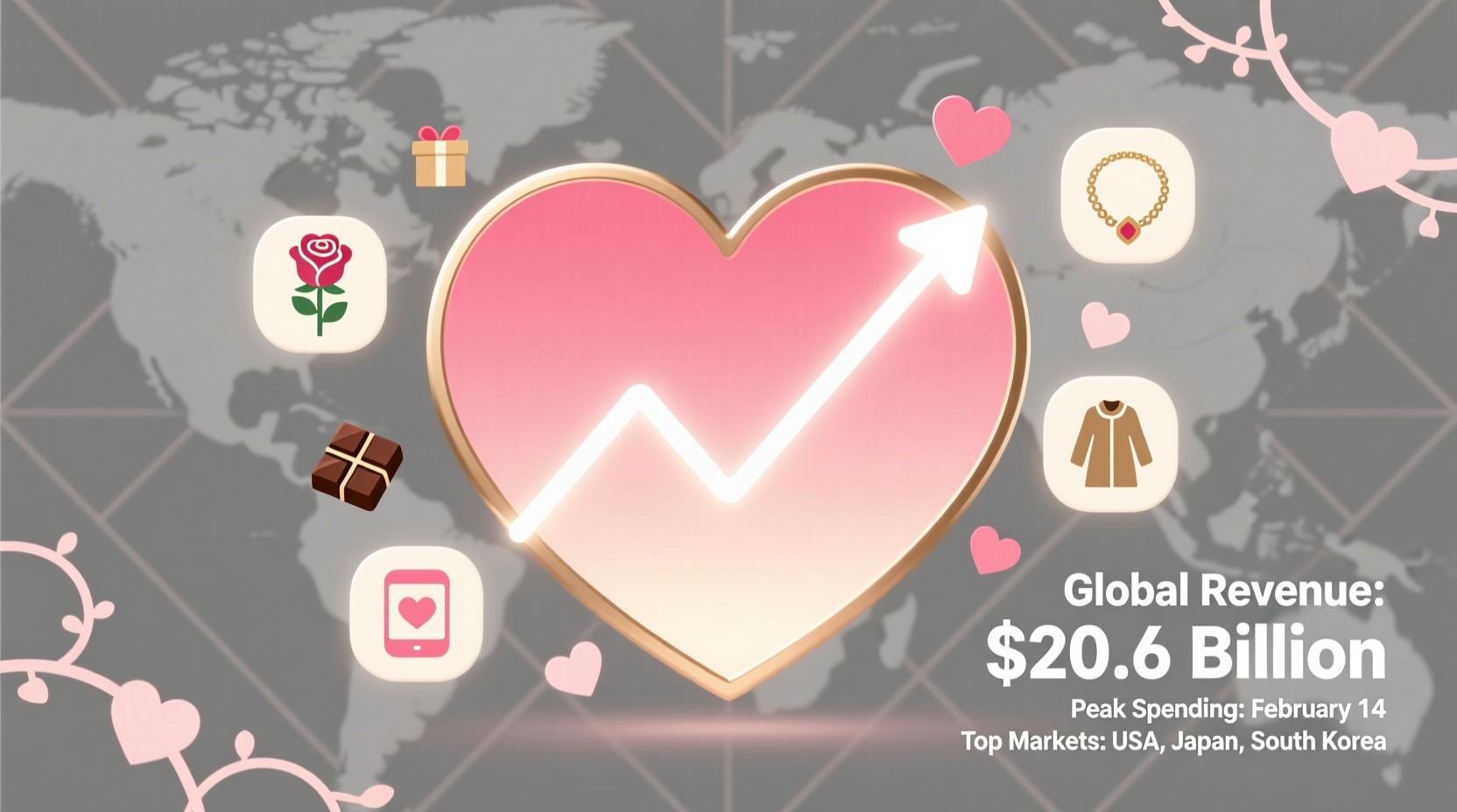 how much revenue does valentines day generate