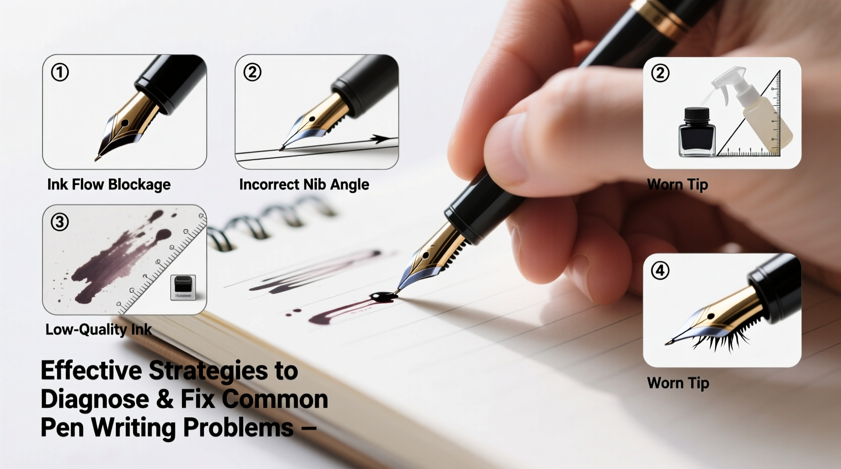 effective strategies to diagnose and fix common pen writing problems
