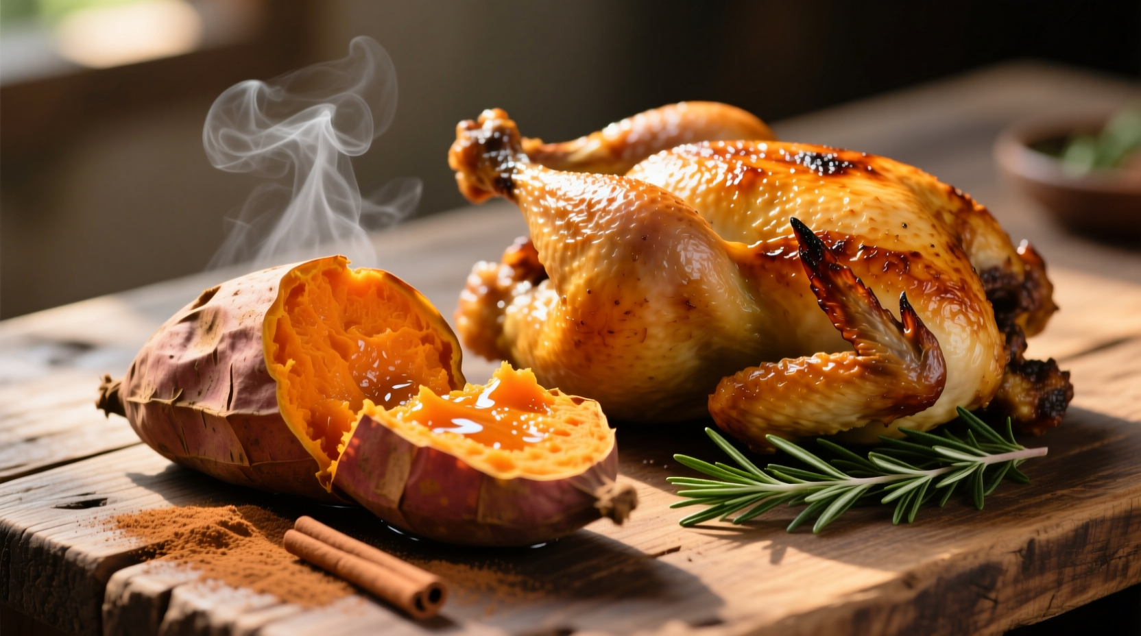 chicken sweet potato