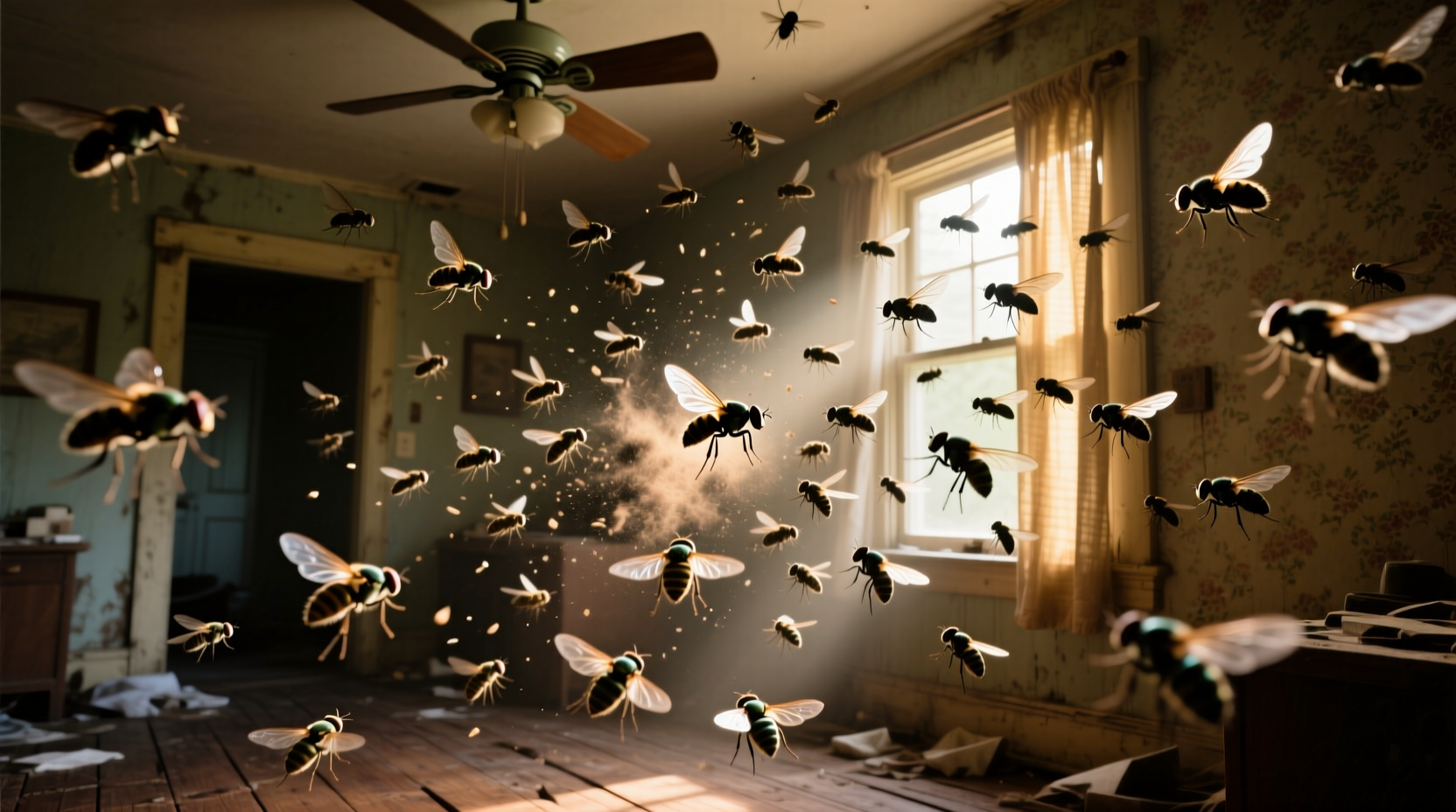 lots of flies in house suddenly