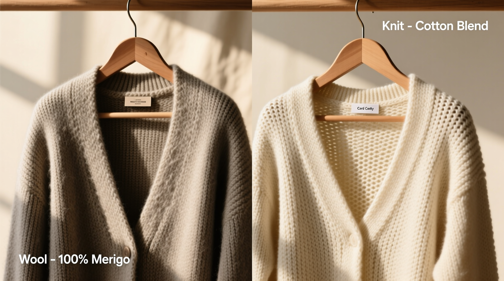 wool vs knit cardigan which feels better and lasts longer