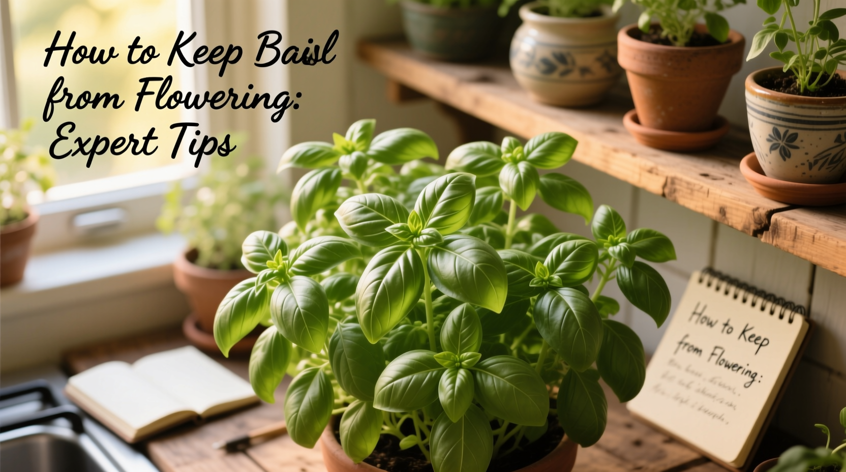 how to keep basil from flowering