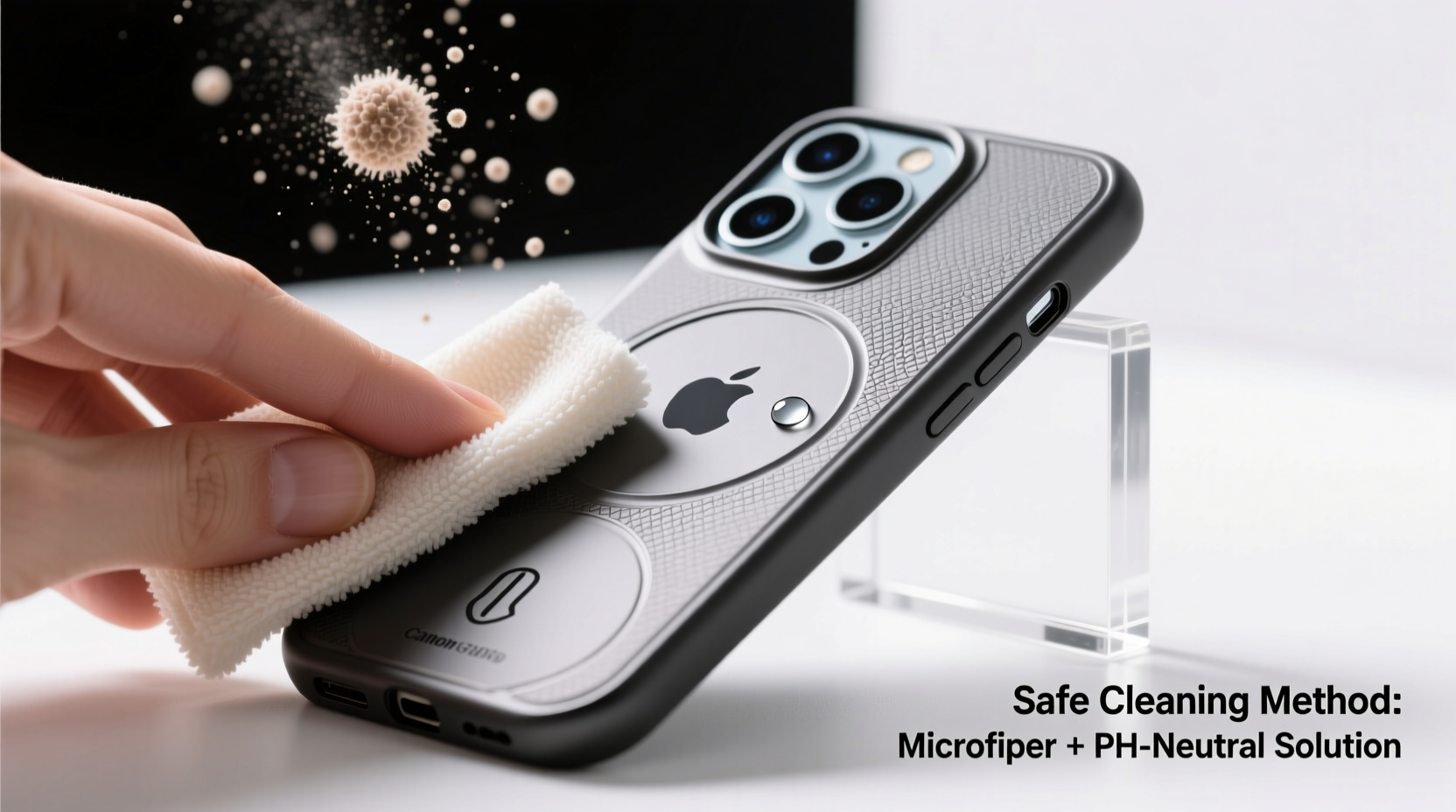 effective methods to clean a designer phone case safely without causing damage