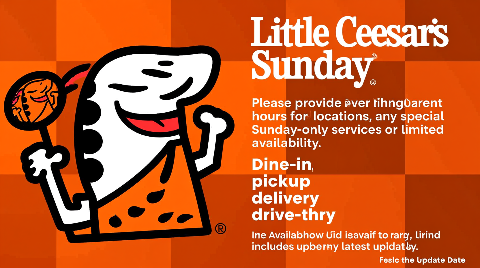 is little caesars open on sunday