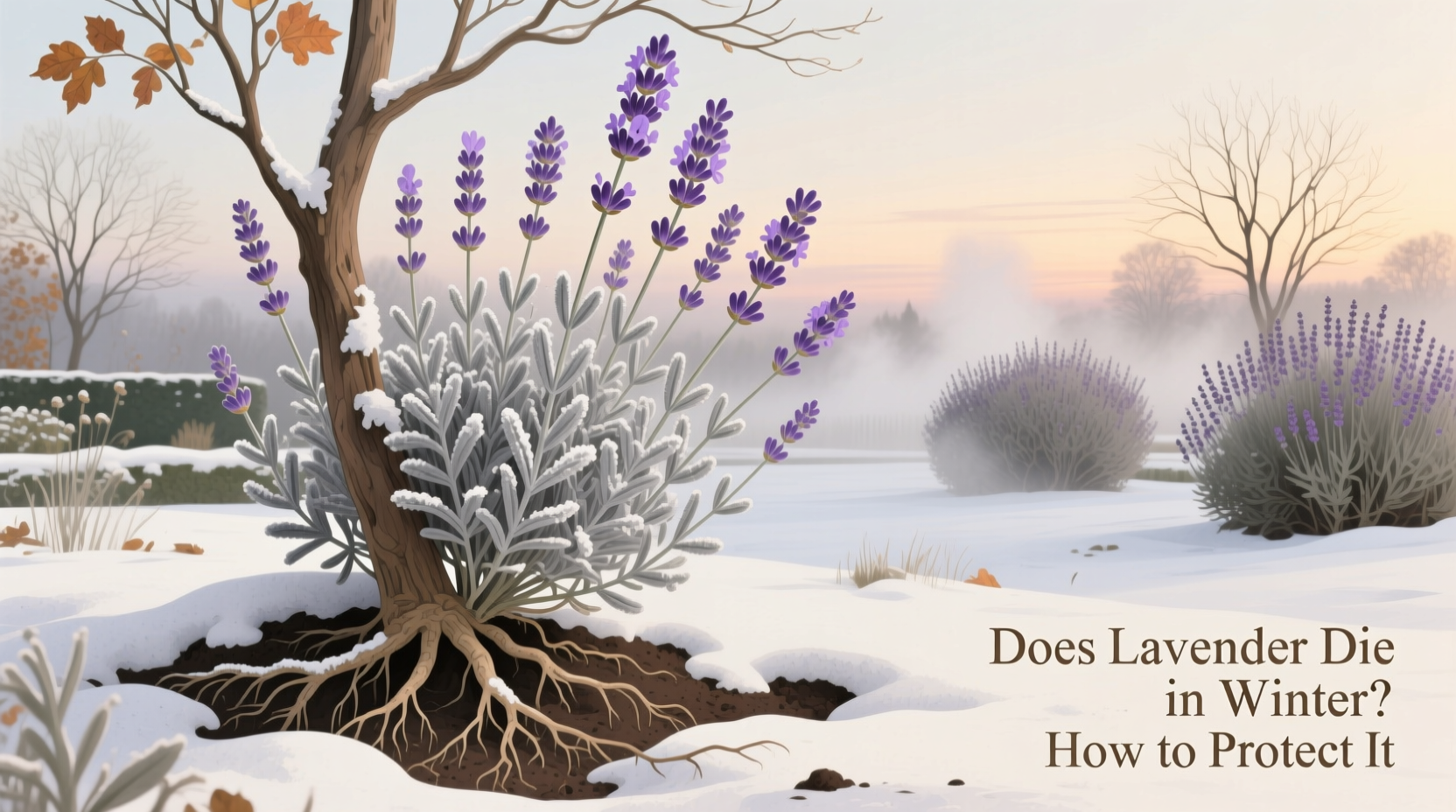 does lavender die in the winter