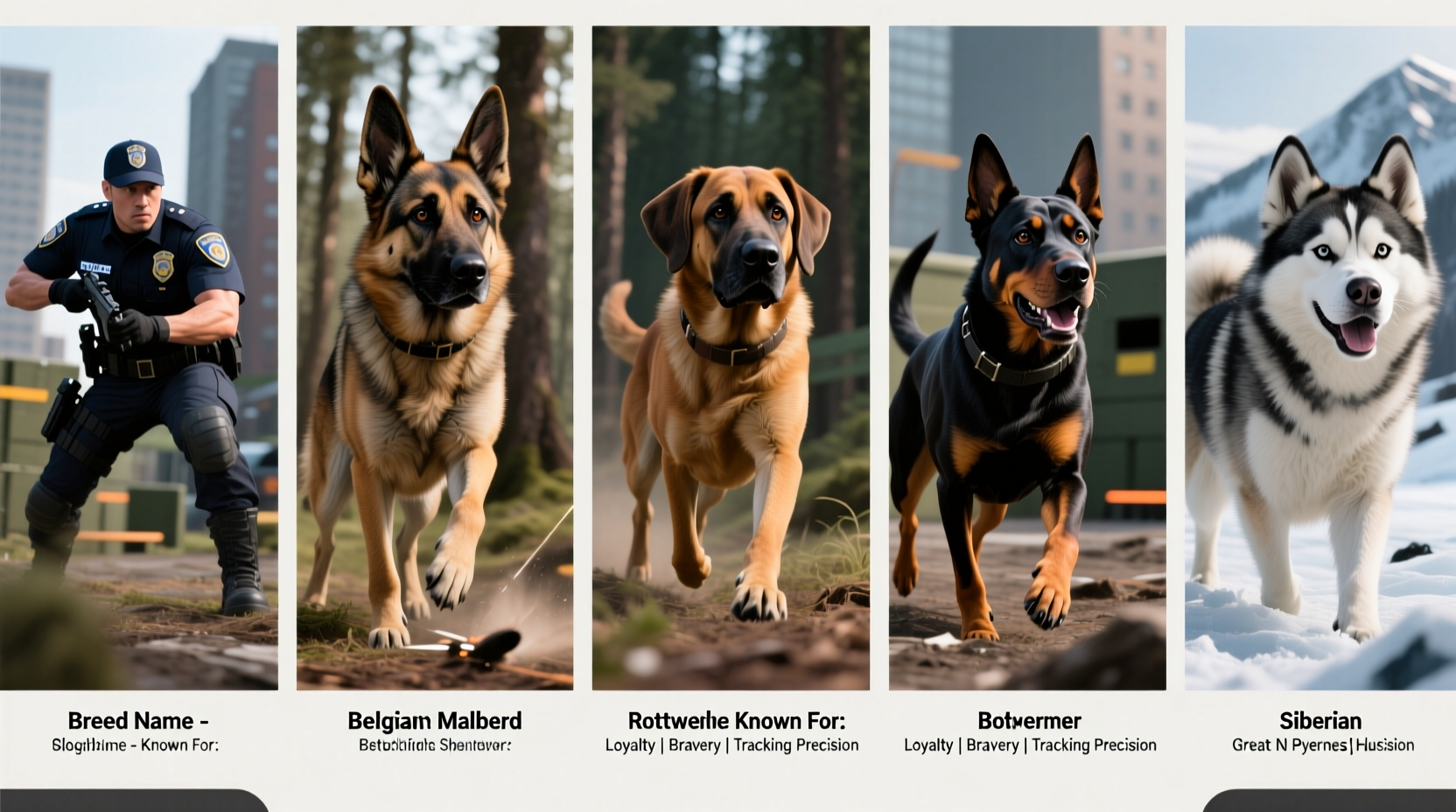 top 10 police dog breeds known for loyalty and bravery