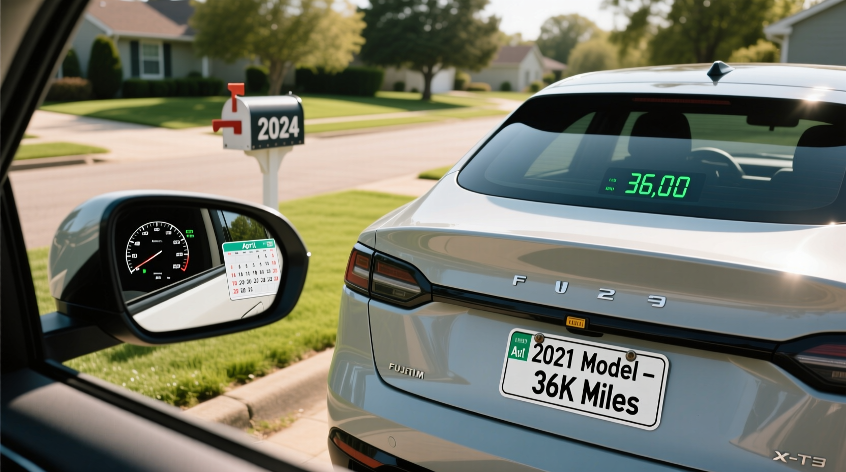 how many miles should a 2021 car have