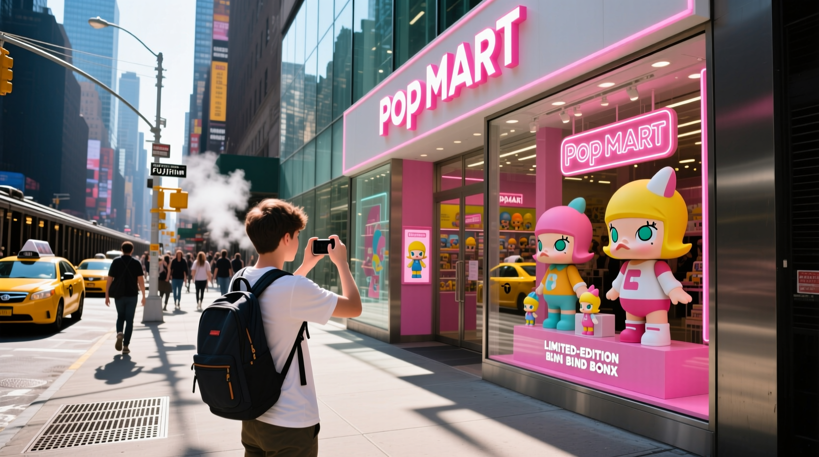is there a popmart in new york