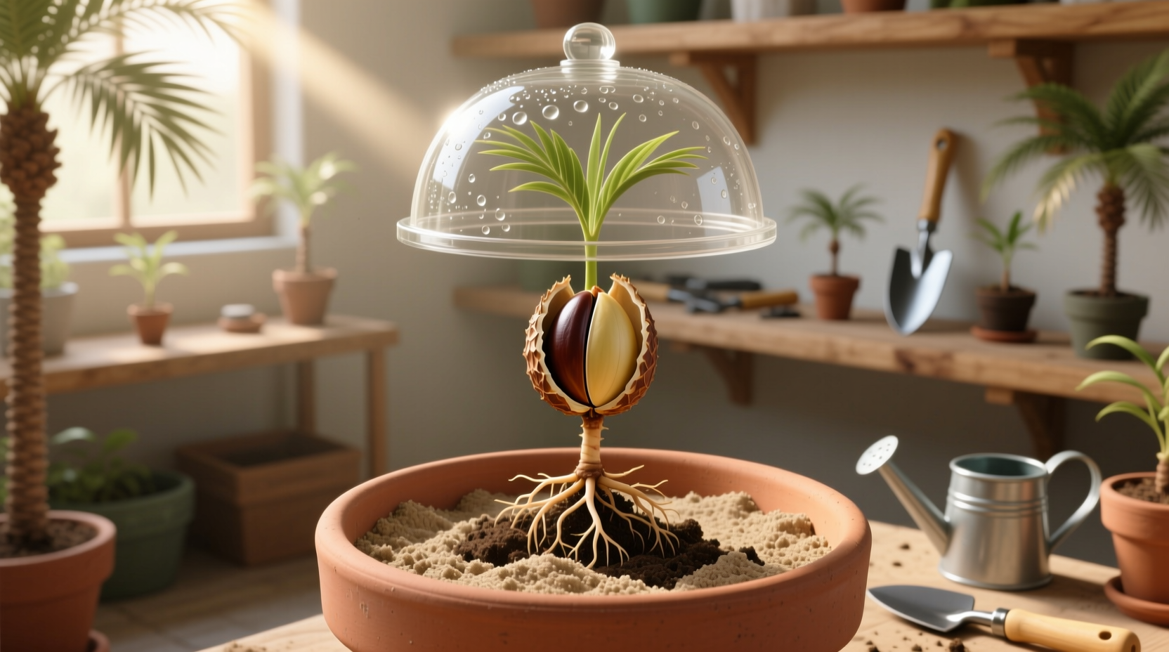 How to Pot Germinated Date Seeds for a Robust Palm