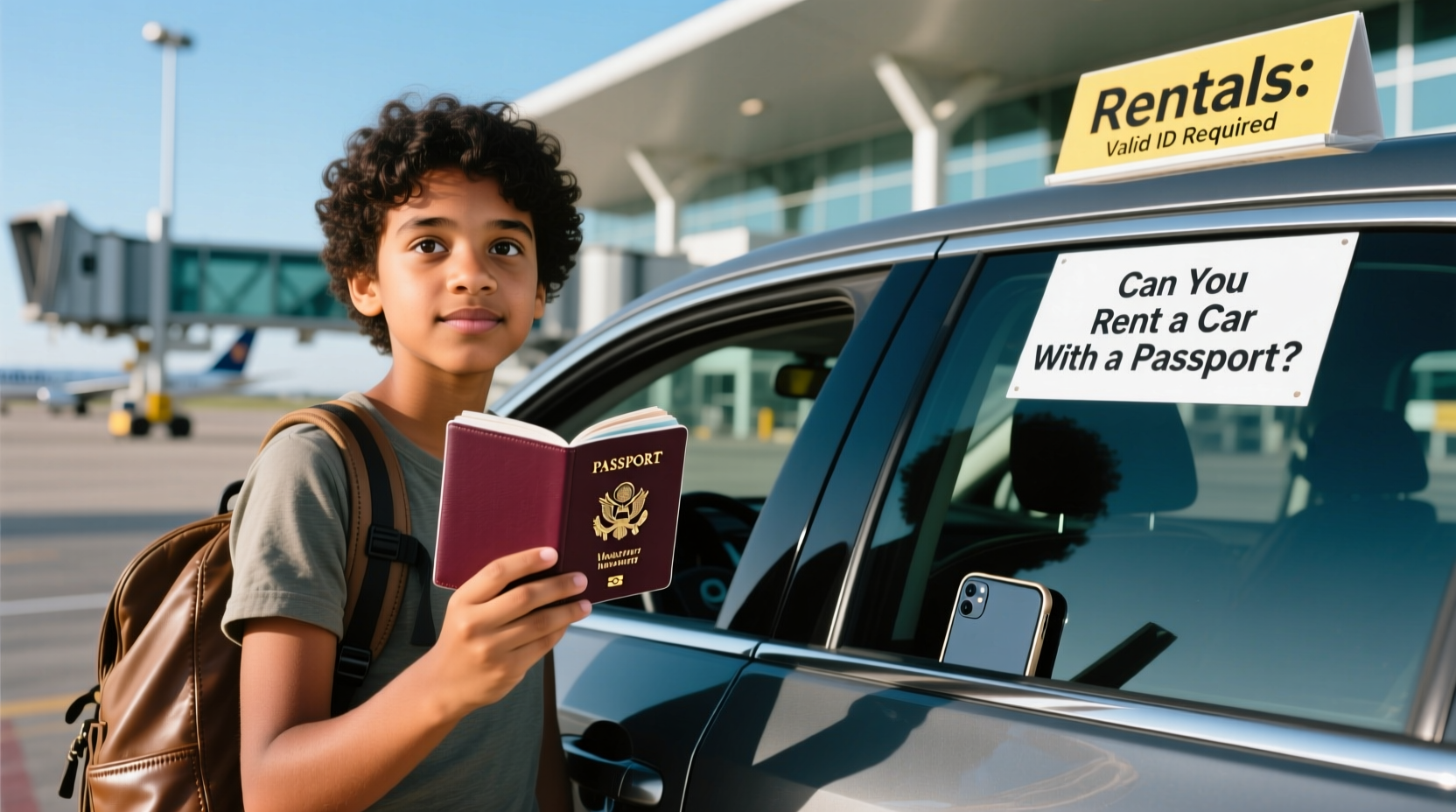 can you rent a car with passport