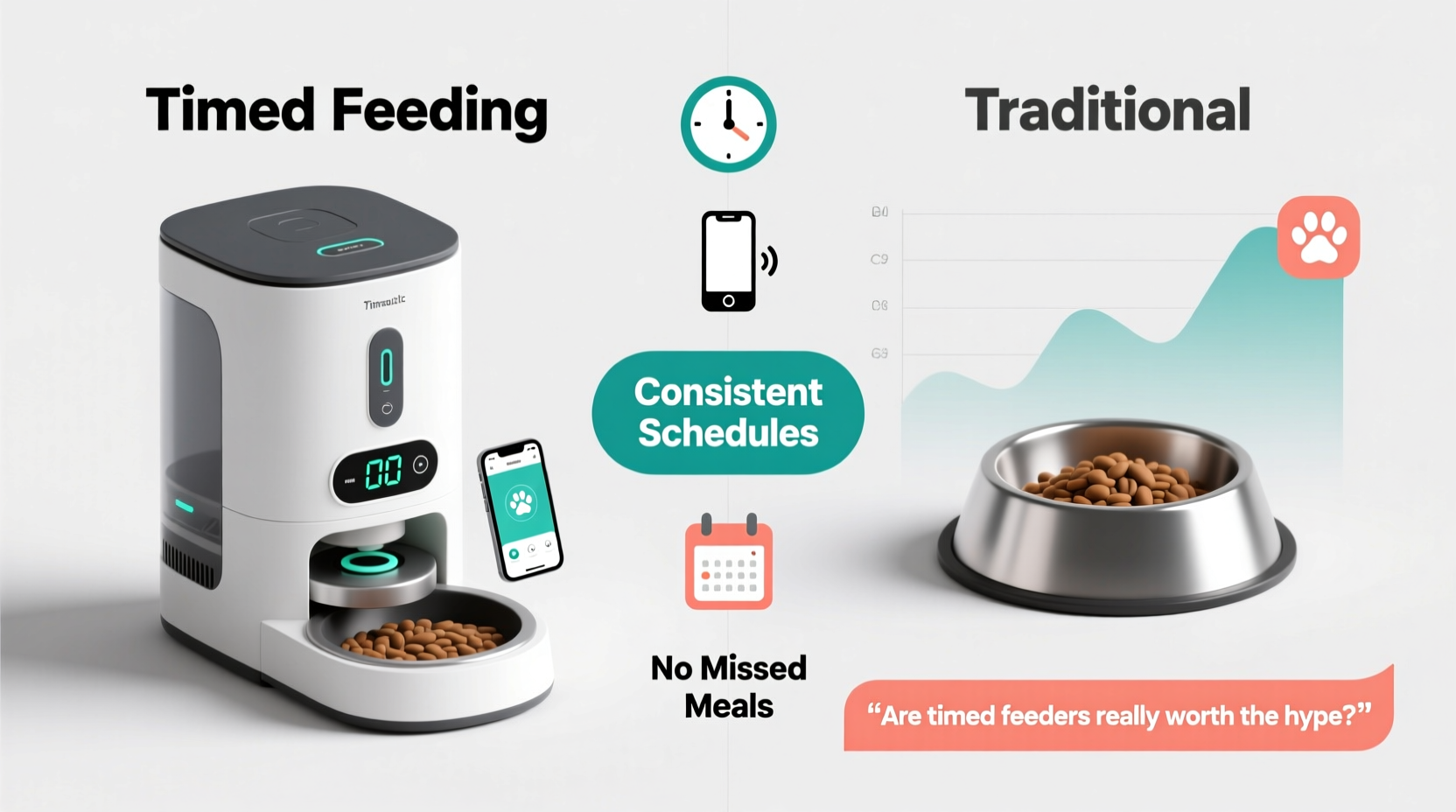 automatic pet feeder vs bowl are timed feeders really worth the hype