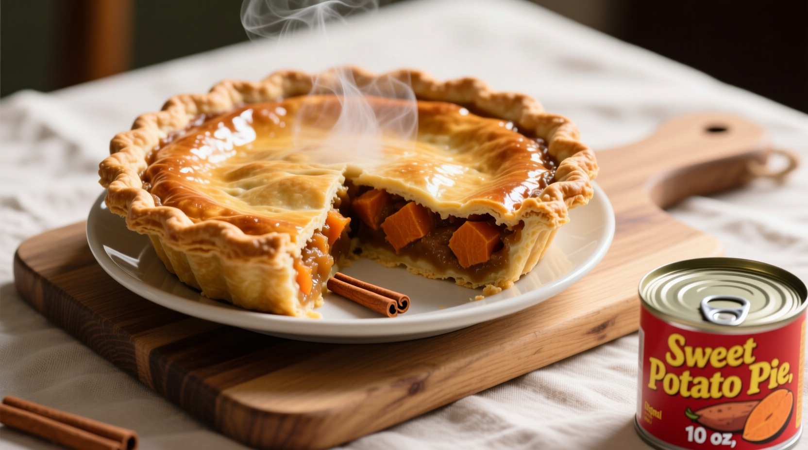 canned sweet potato pie
