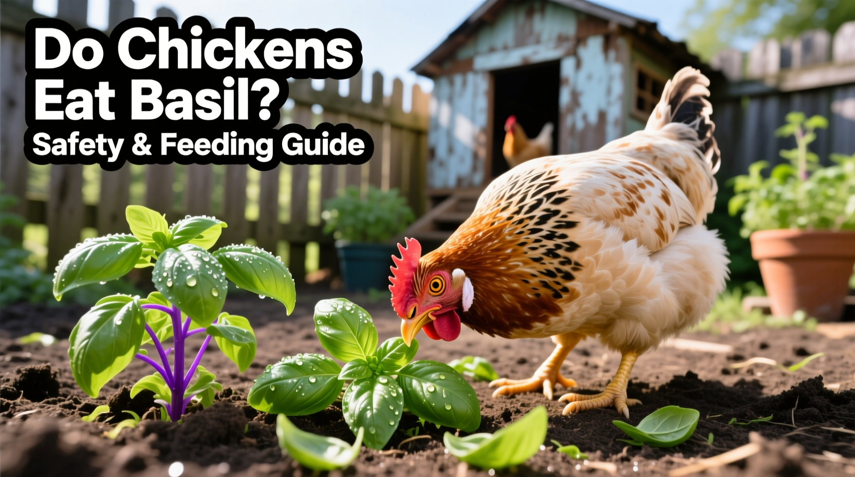 do chickens eat basil