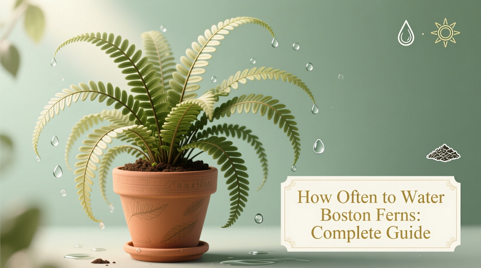 how often should you water boston ferns