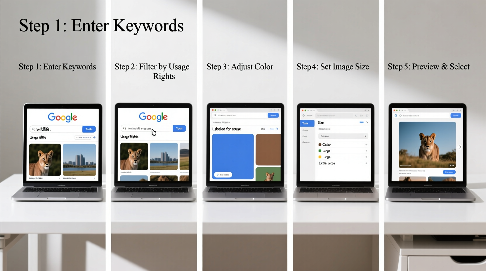 a step by step guide to effectively search for photos on google