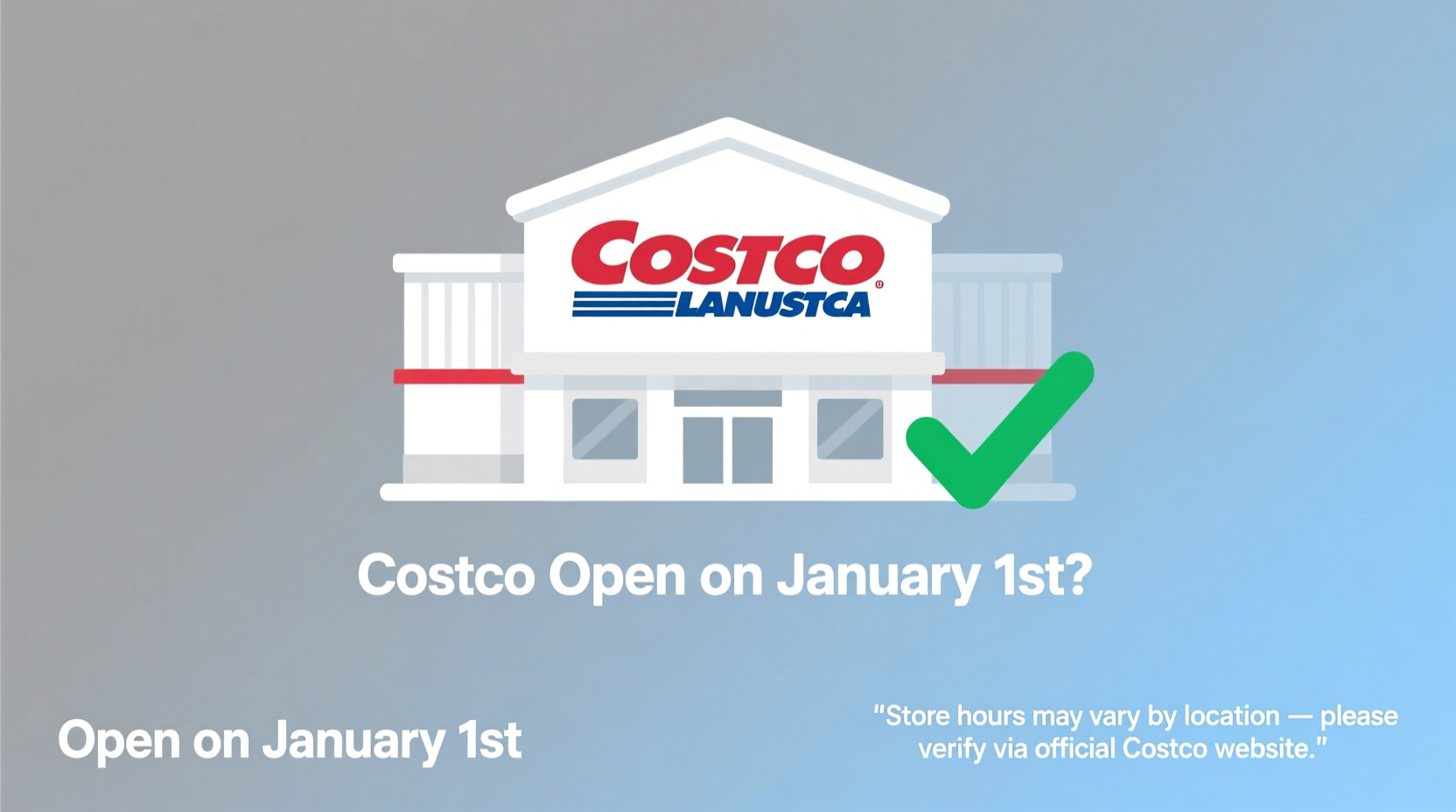 is costco open on january 1st