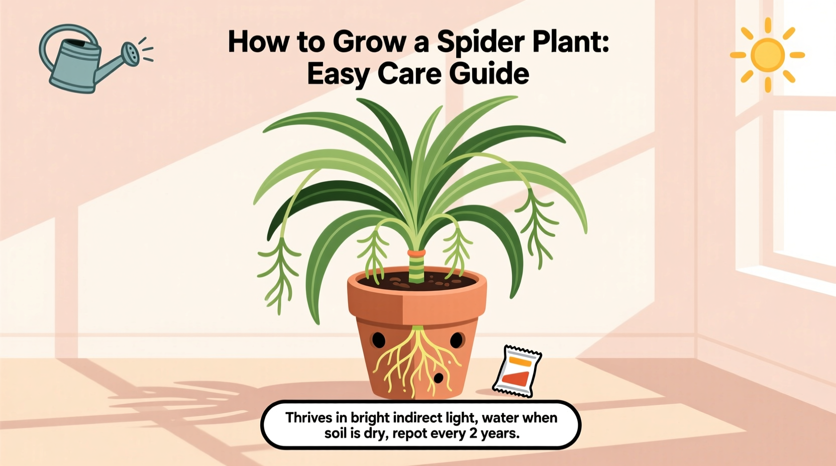 How to Grow a Spider Plant: Easy Care Guide