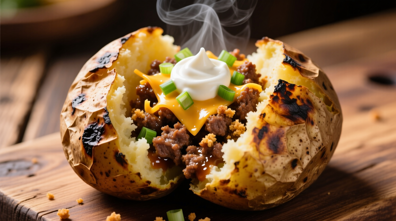 Perfect Baked Potato with Ground Beef Recipe in 30 Minutes