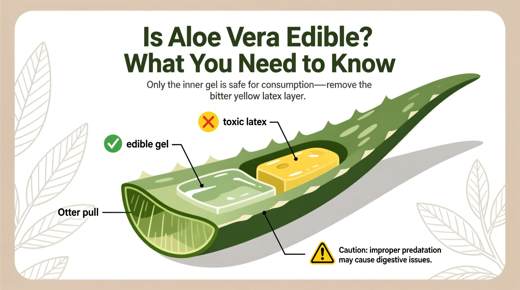 Is Aloe Vera Edible? What You Need to Know