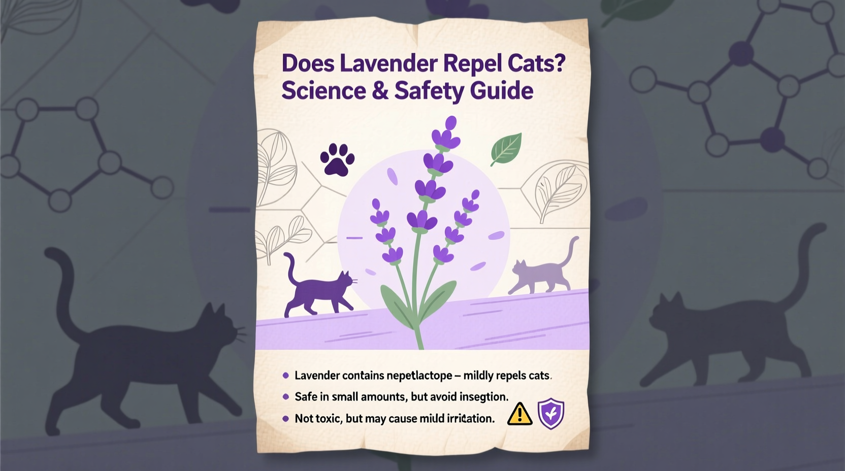 does lavender repel cats