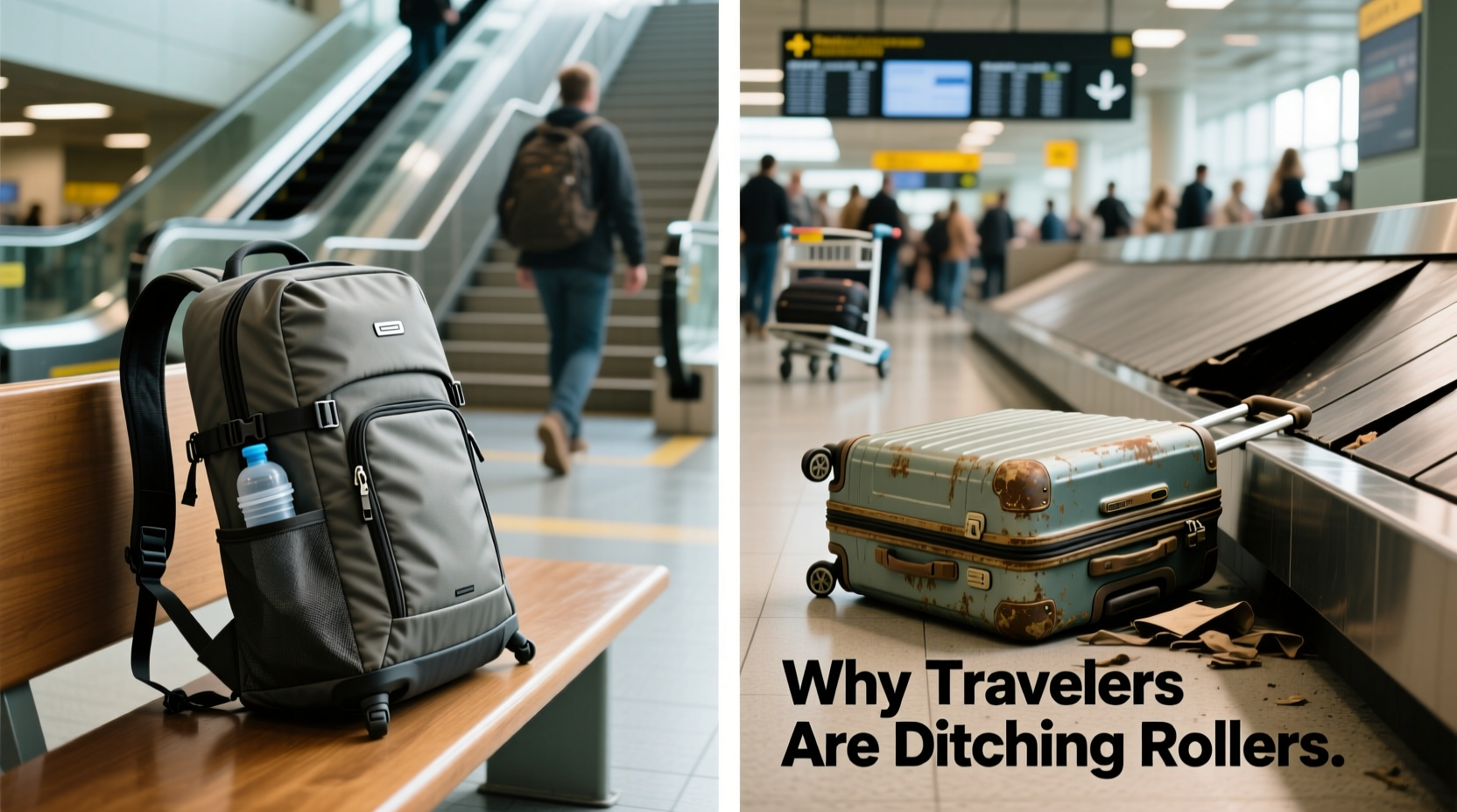 travel backpack vs suitcase why are more people ditching rollers
