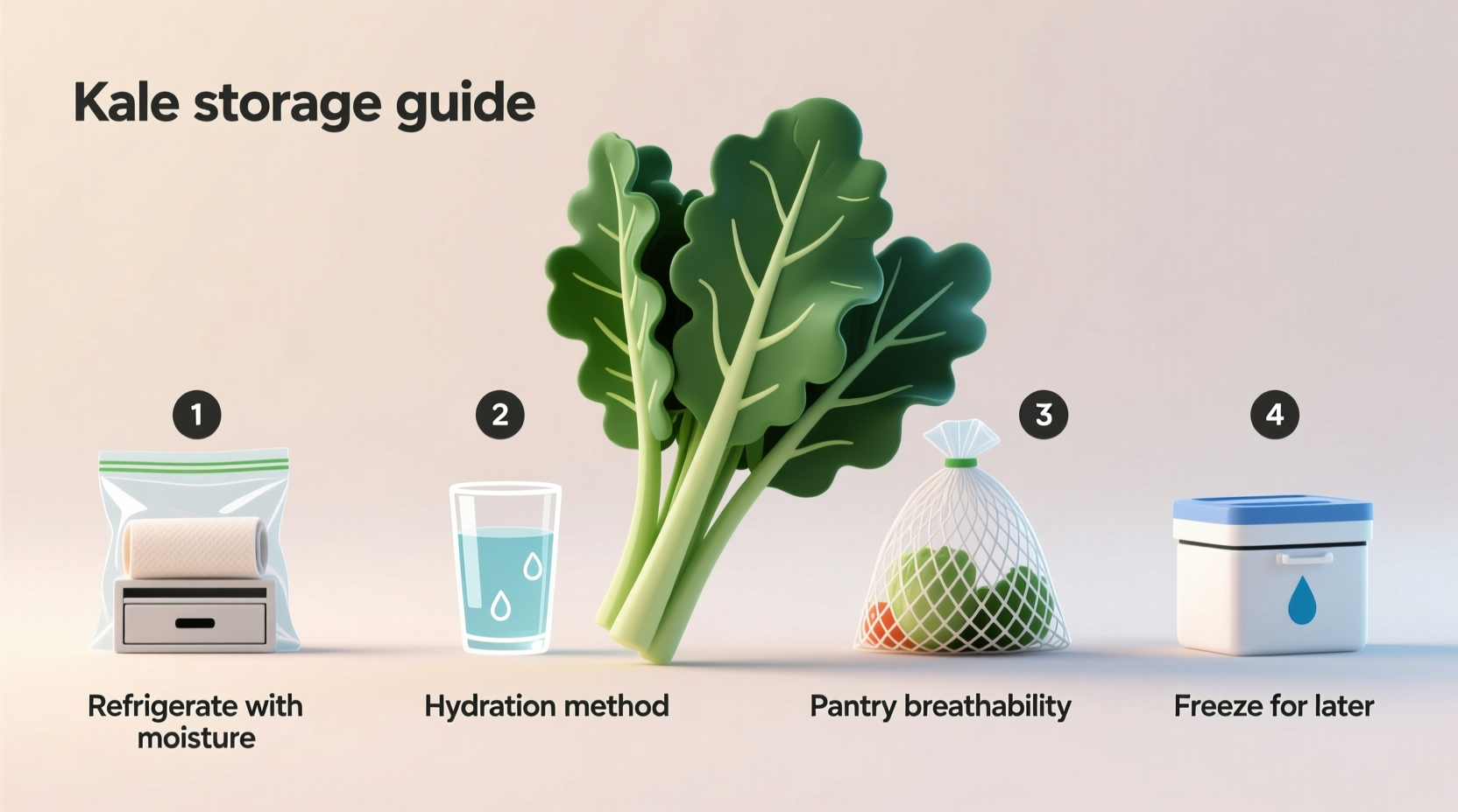 how to store kale