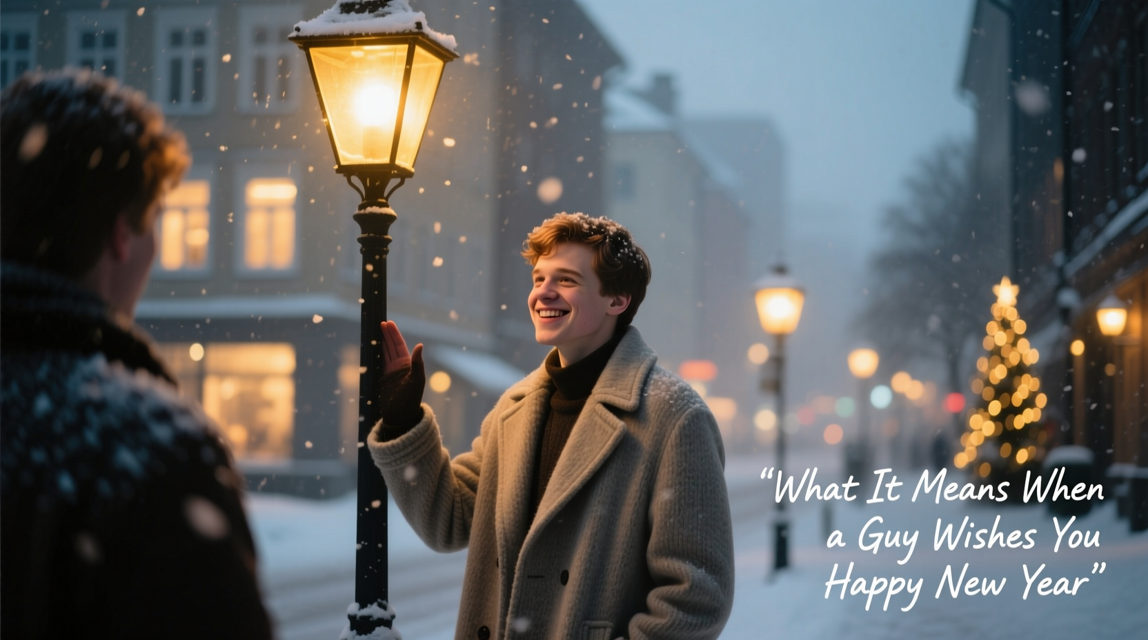 when a guy wishes you happy new year