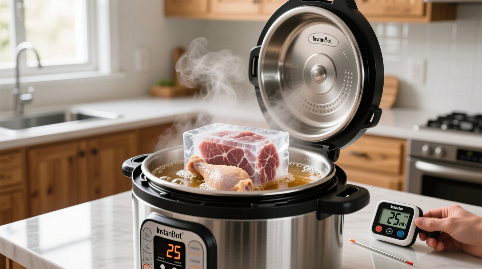can you cook frozen meats in instant pot