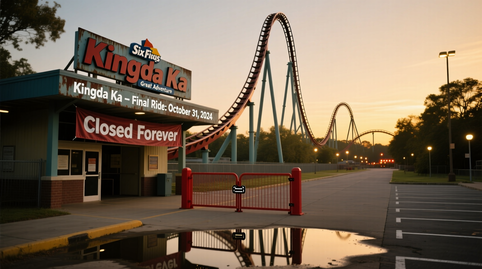 kingda ka shutting down reasons for closure at six flags