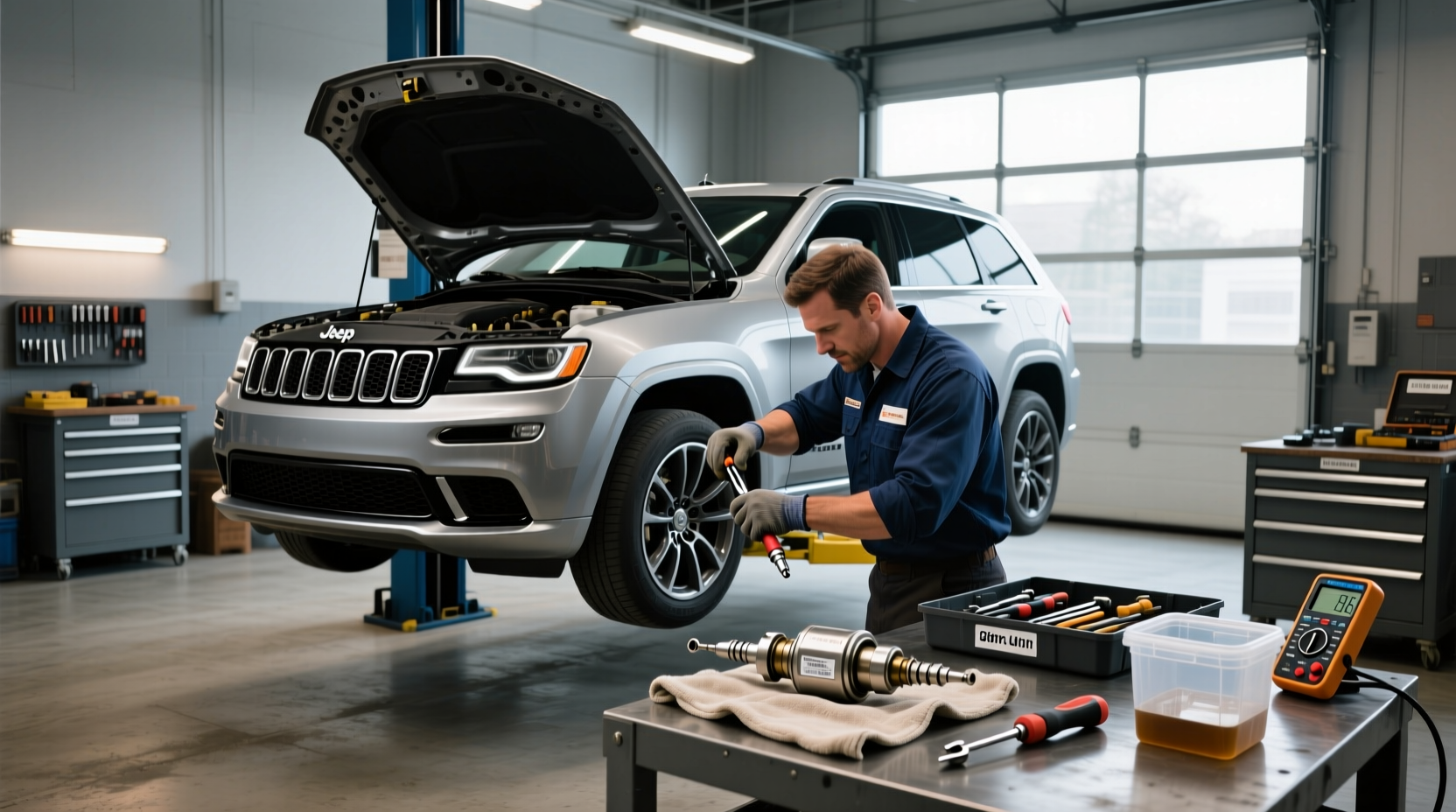 2017 jeep grand cherokee fuel injector replacement guide