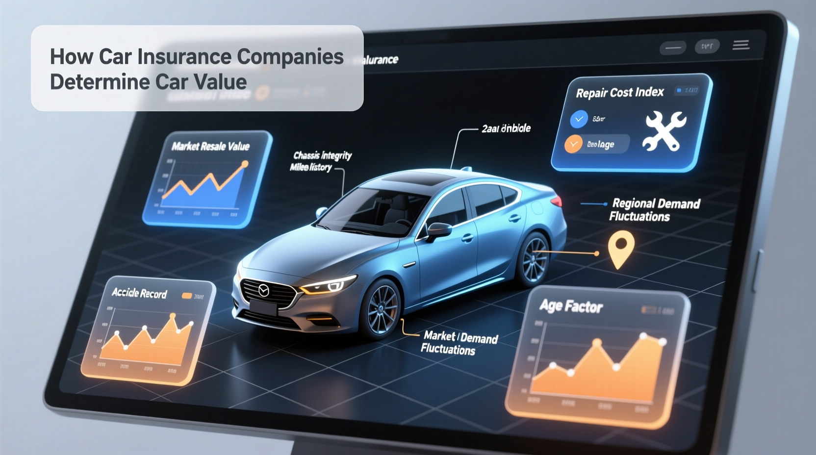 how do car insurance companies determine car value
