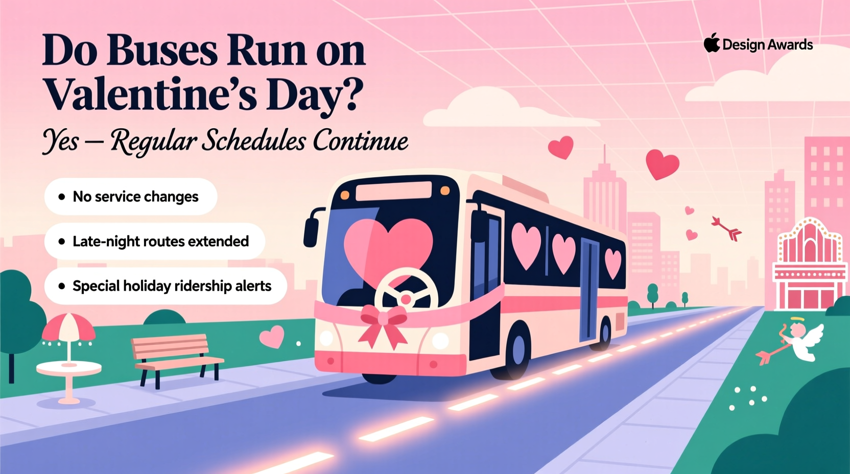 do buses run on valentines day