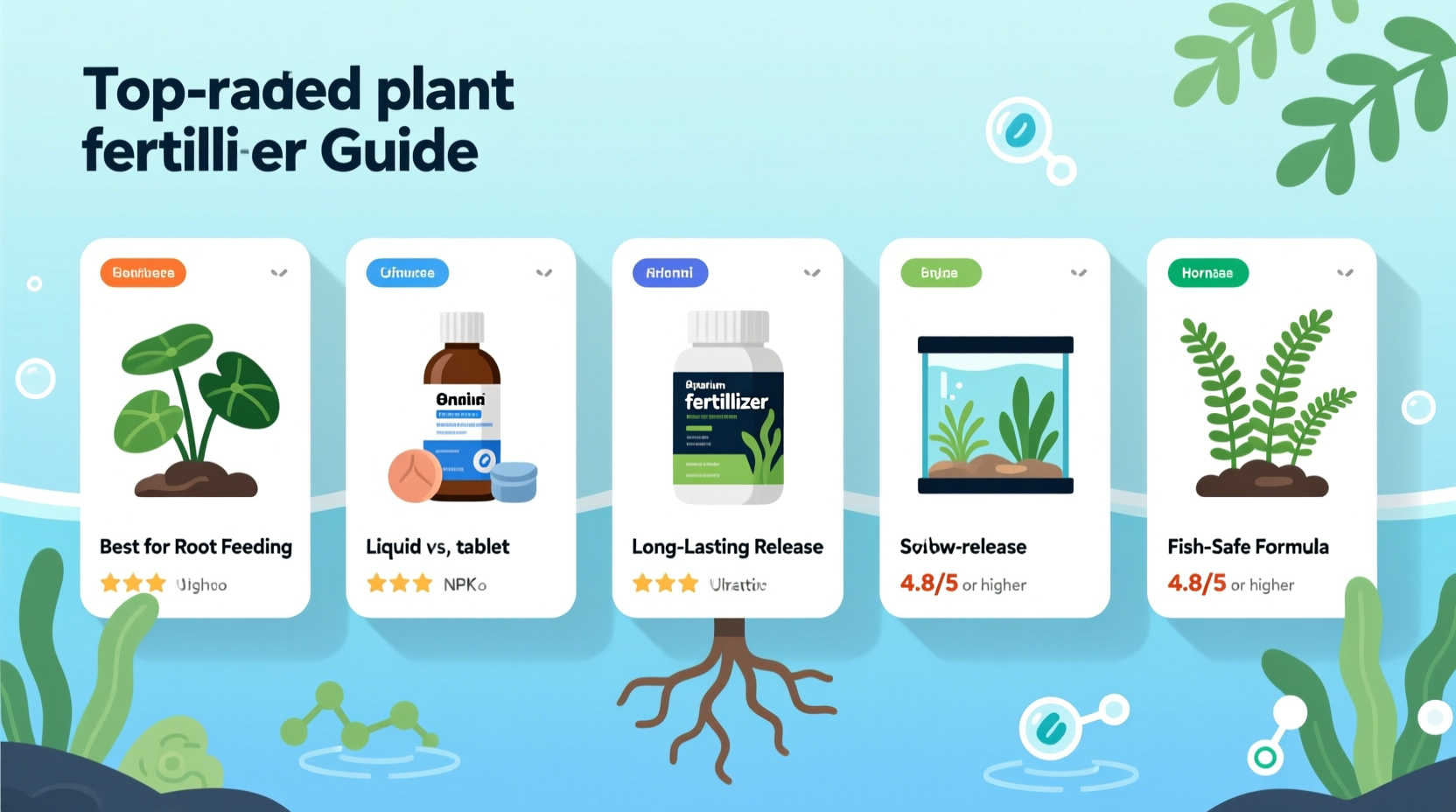 discover reliable options for the best aquarium plant fertiliser