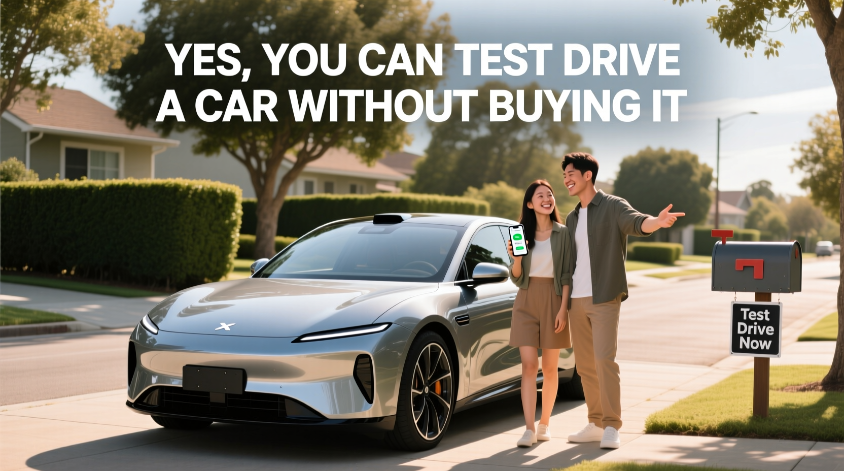can i test drive a car without buying