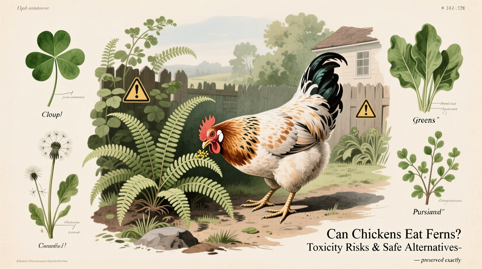 Can Chickens Eat Ferns? Toxicity Risks & Safe Alternatives