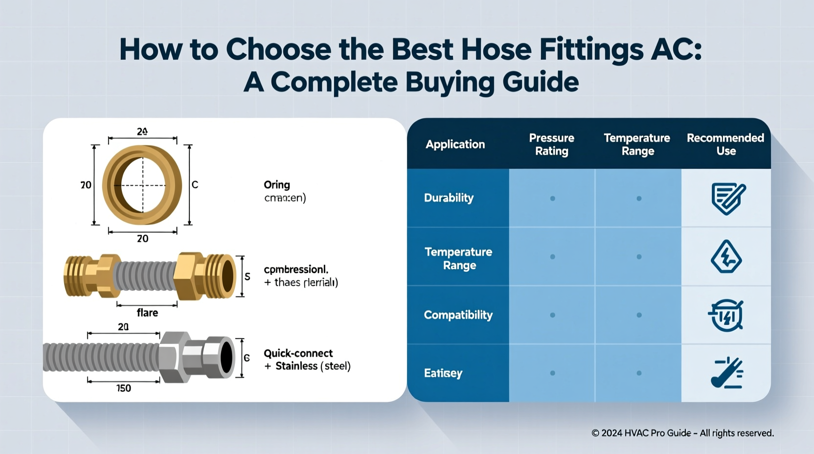 How to Choose the Best Hose Fittings AC: A Complete Buying Guide