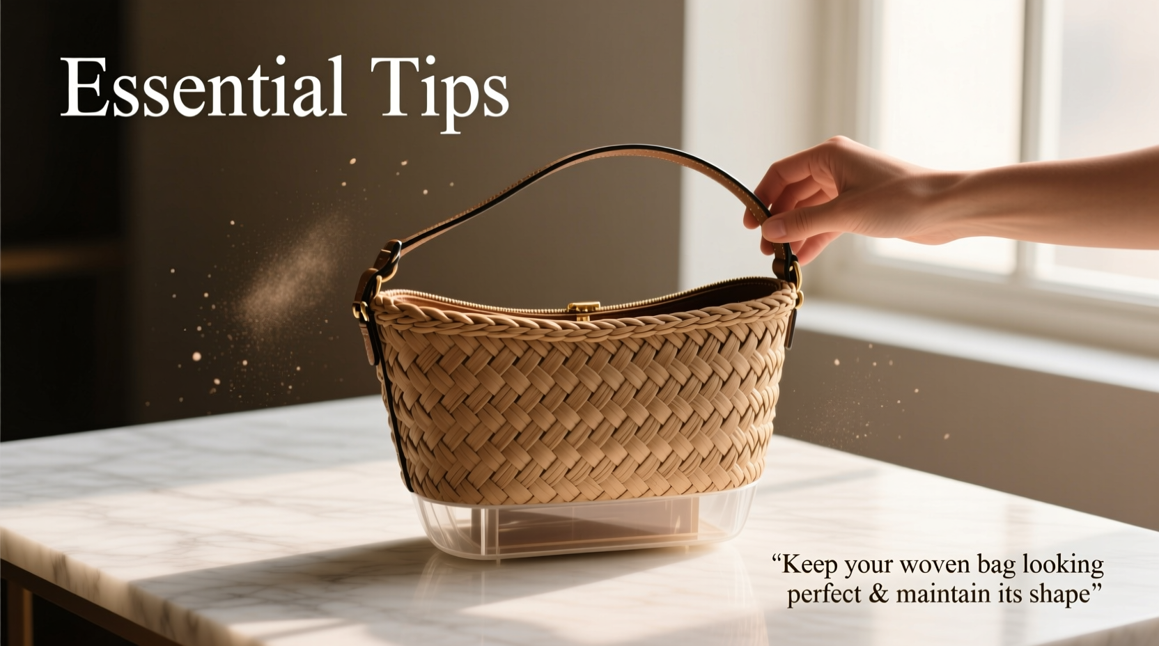 essential tips to keep your woven bag looking perfect and maintaining its shape