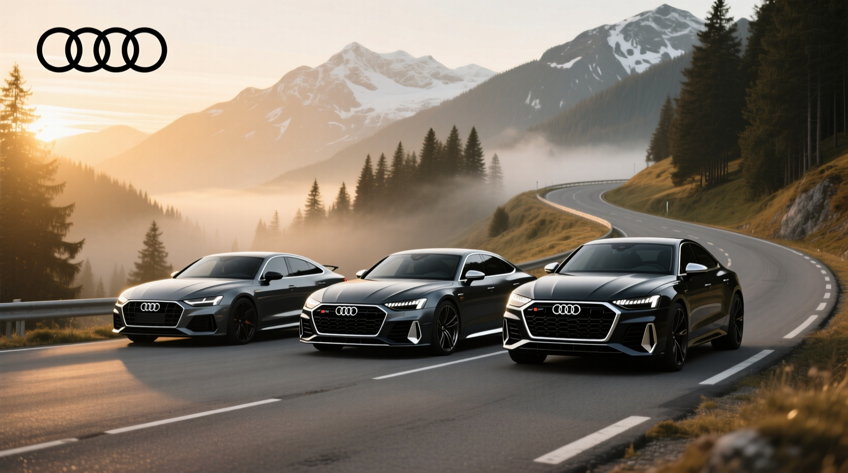 Audi quattro models including Q5, A5 Sportback, and RS variants