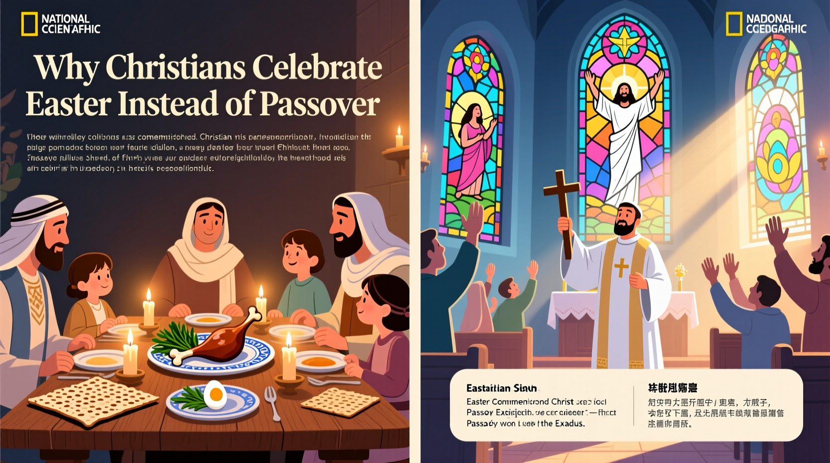 why do christians celebrate easter instead of passover