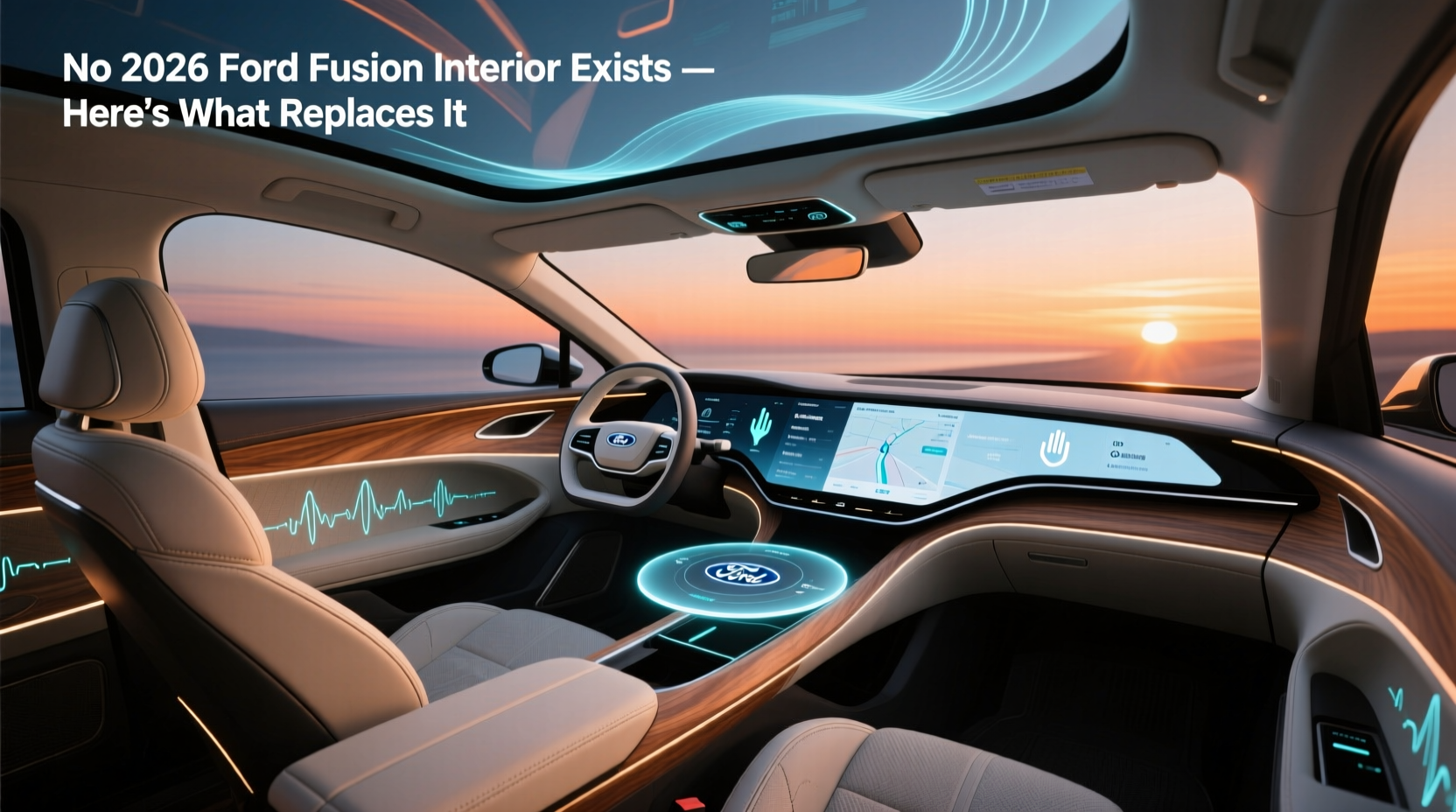 No 2026 Ford Fusion Interior Exists — Here's What Replaces It