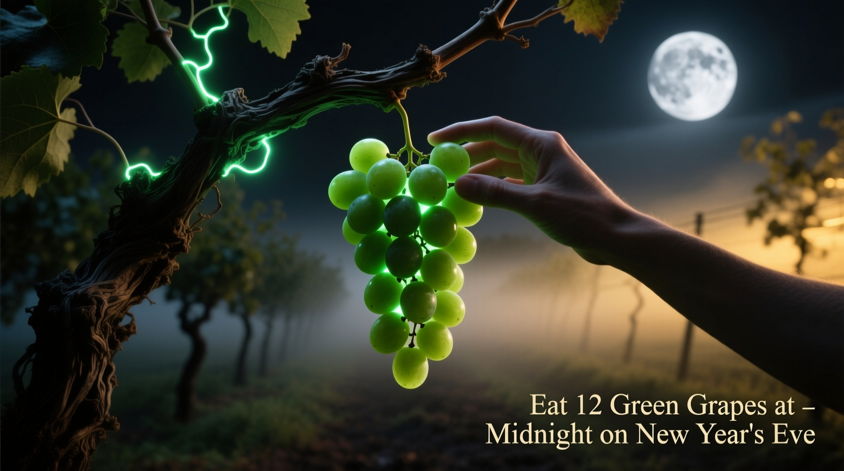 what color grapes should i eat on new year