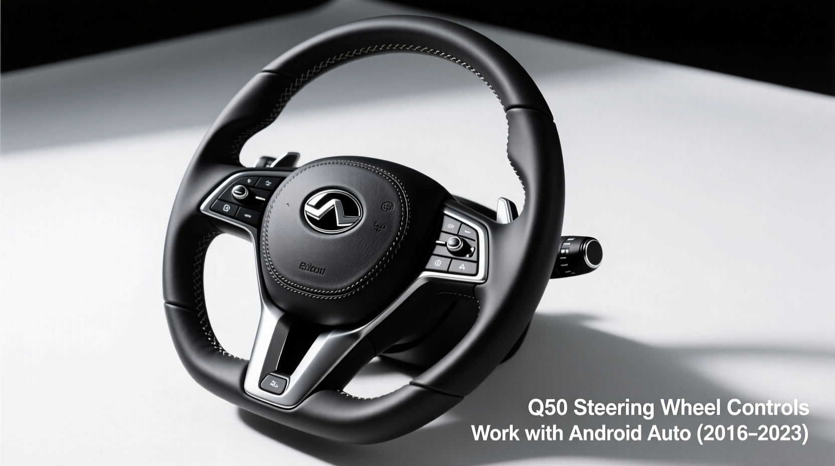q50 steering wheel controls android auto
