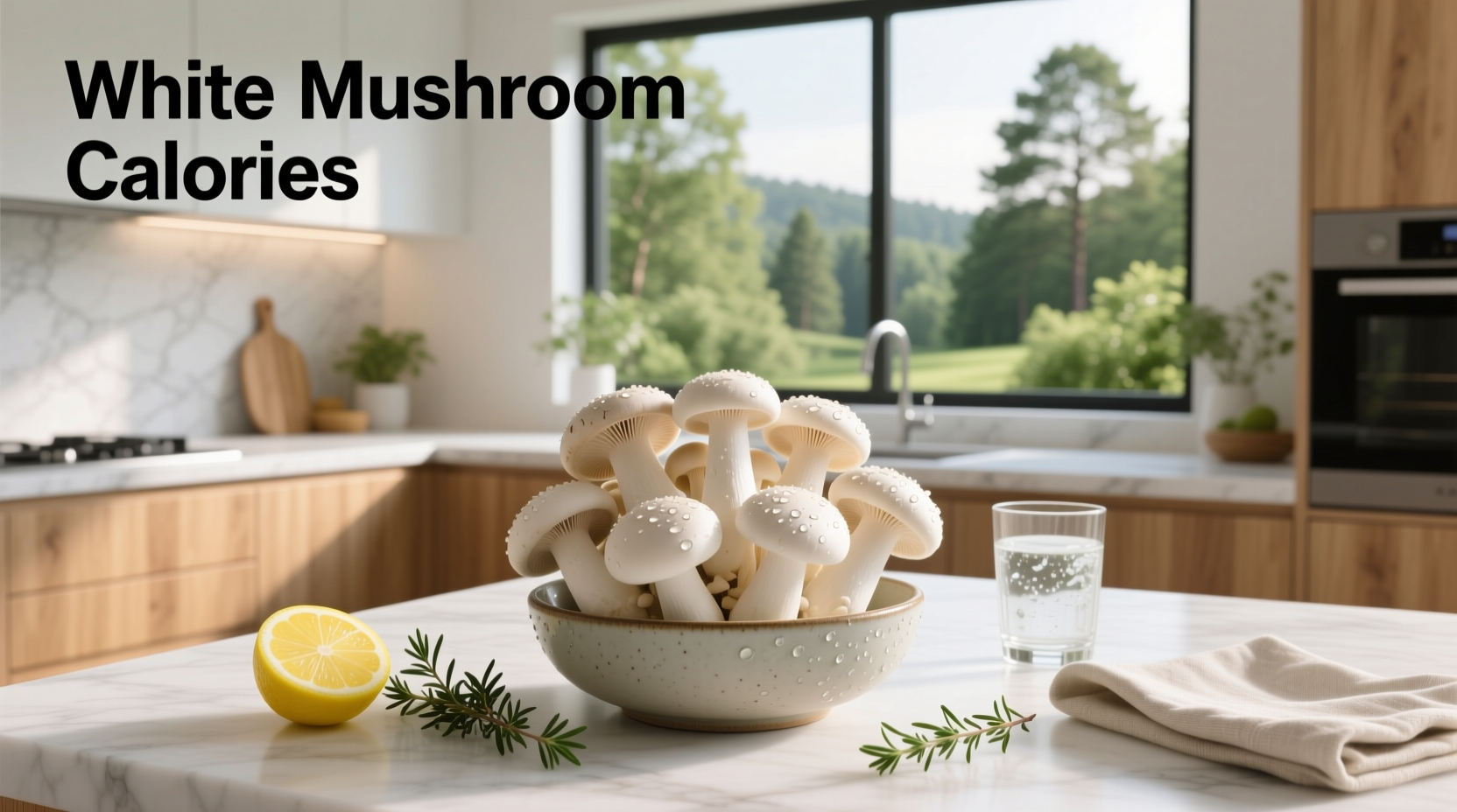 white mushroom calories low calorie nutrition guide