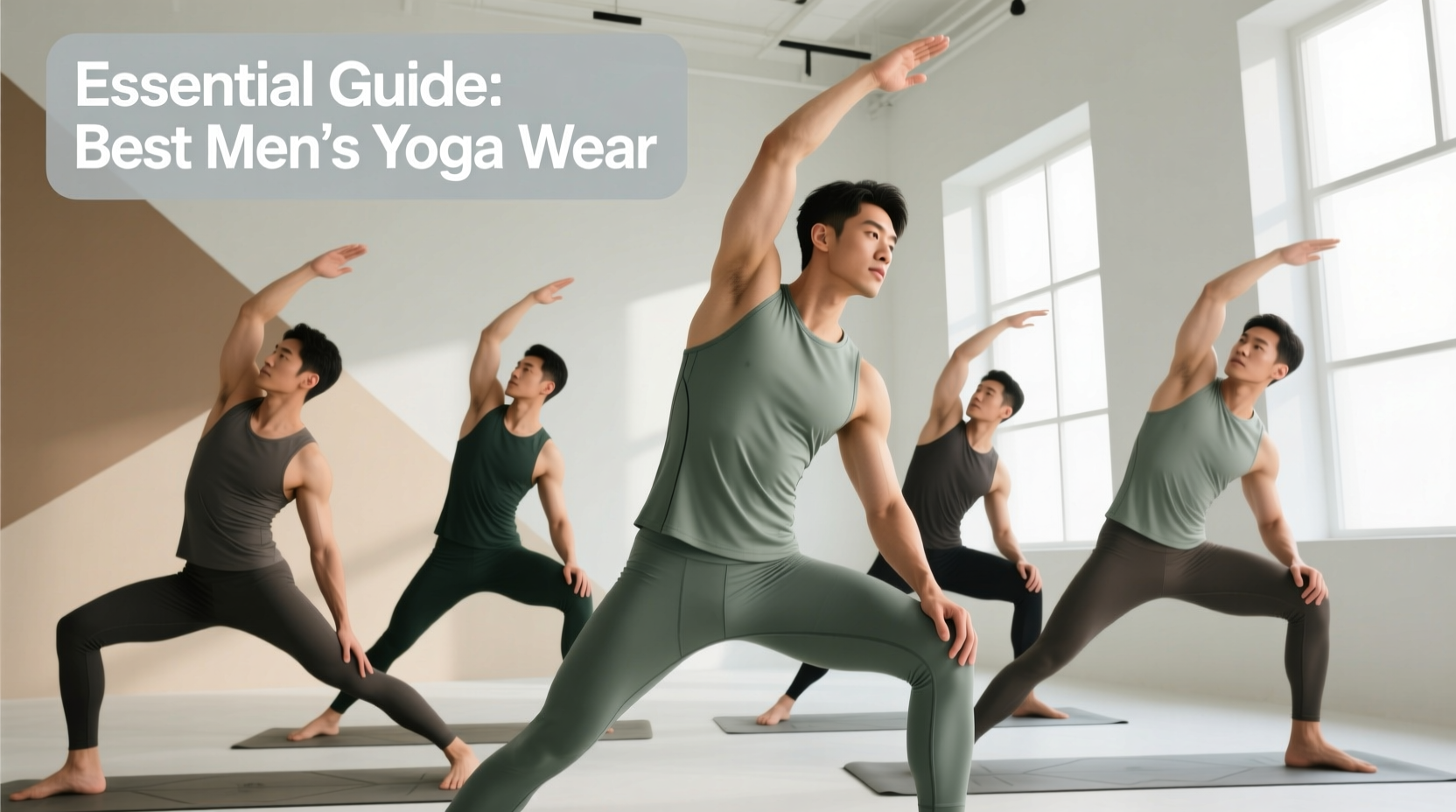 essential guide to the best mens yoga clothing for comfort and performance