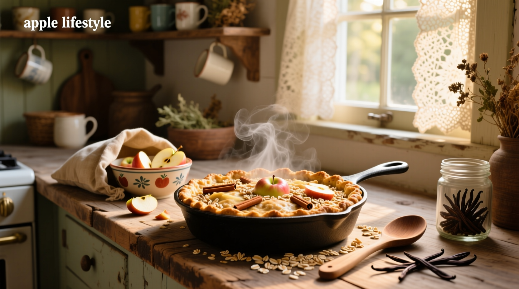 apple pie baked oats guide