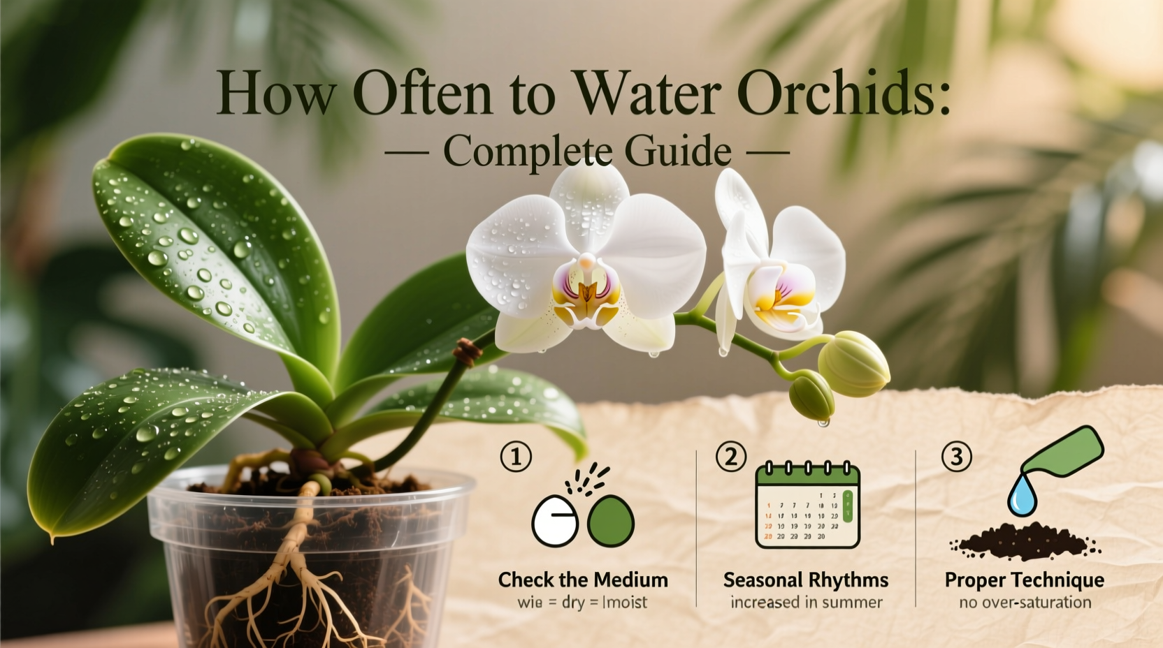 how often do i water orchids