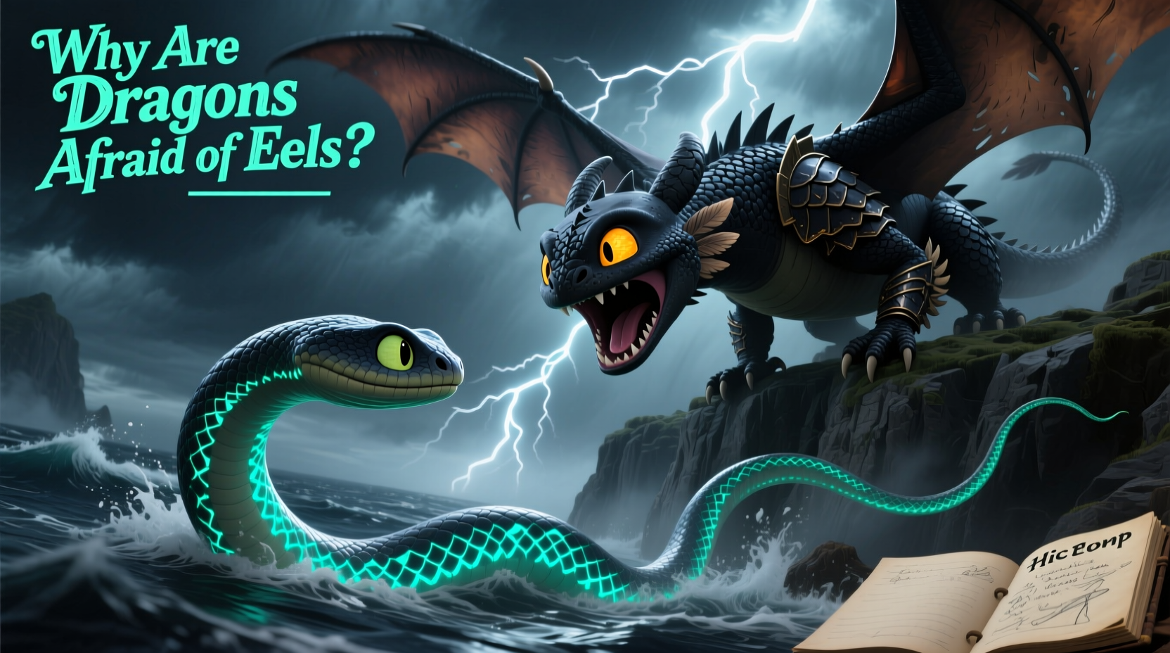why are dragons afraid of eels httyd eel effect explained