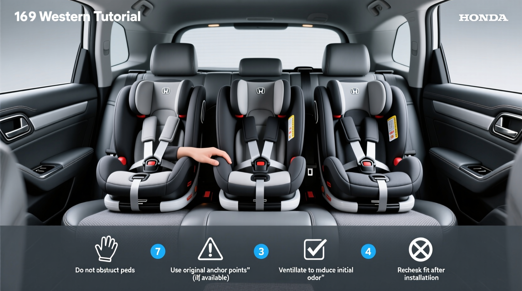 3 child car seats honda crv