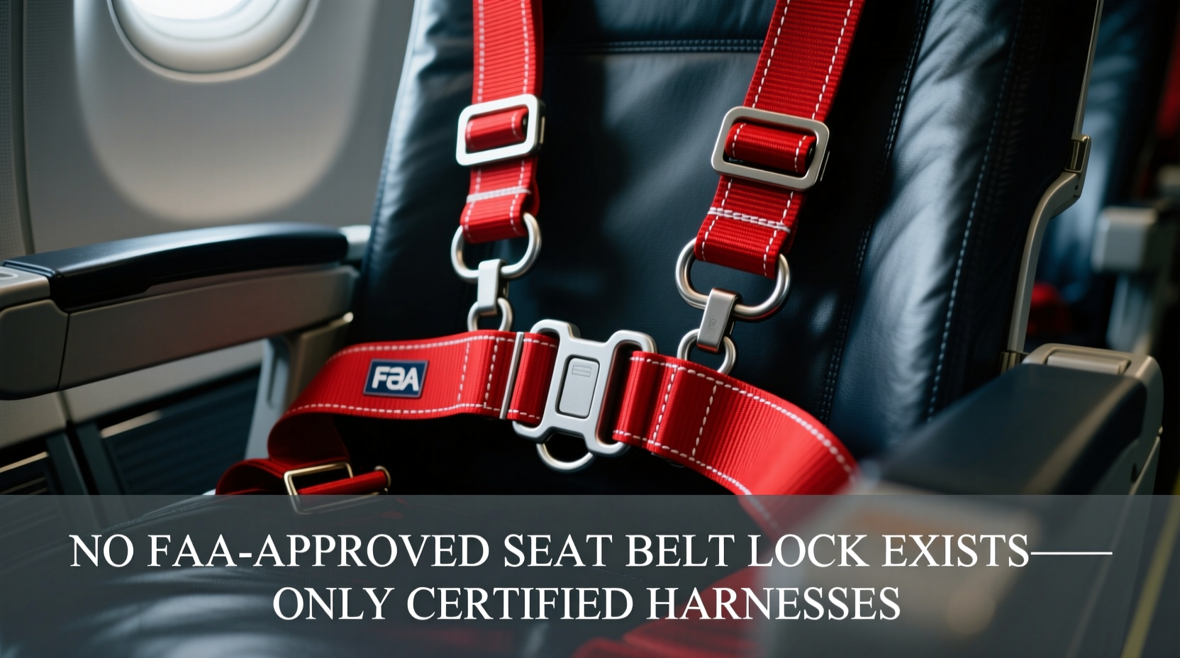 faa approved seat belt lock
